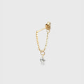 Round Lab grown Diamonds Chain Earrings Set