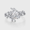Nature Inspired  Pear cut 1.0CT~5.0CT  IGI Lab-grown Diamond Engagement Ring set