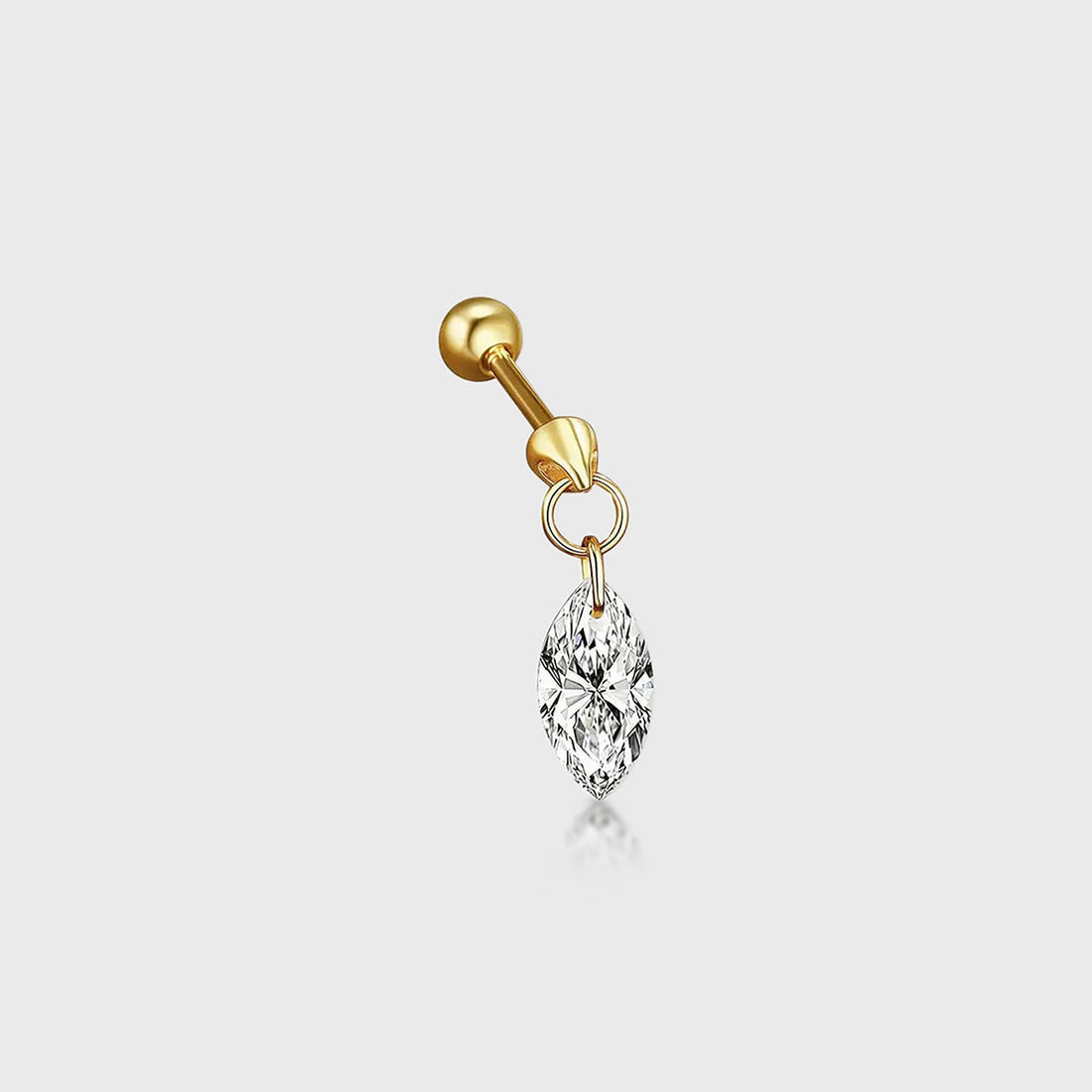 Marquise Lab grown Diamond Drop Earrings Set
