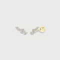 Multi Shape Lab grown Diamonds Drop Earring