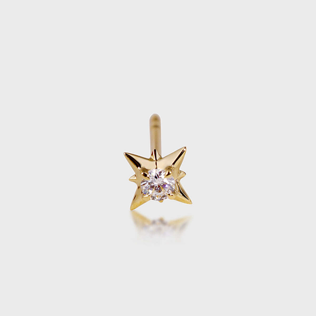 Round cut Lab grown Diamonds Star Drop Earrings Set