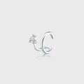 Pear Lab grown Diamonds Hoop Earrings Set