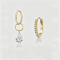 Lab grown Diamonds Mismatched Earrings Set