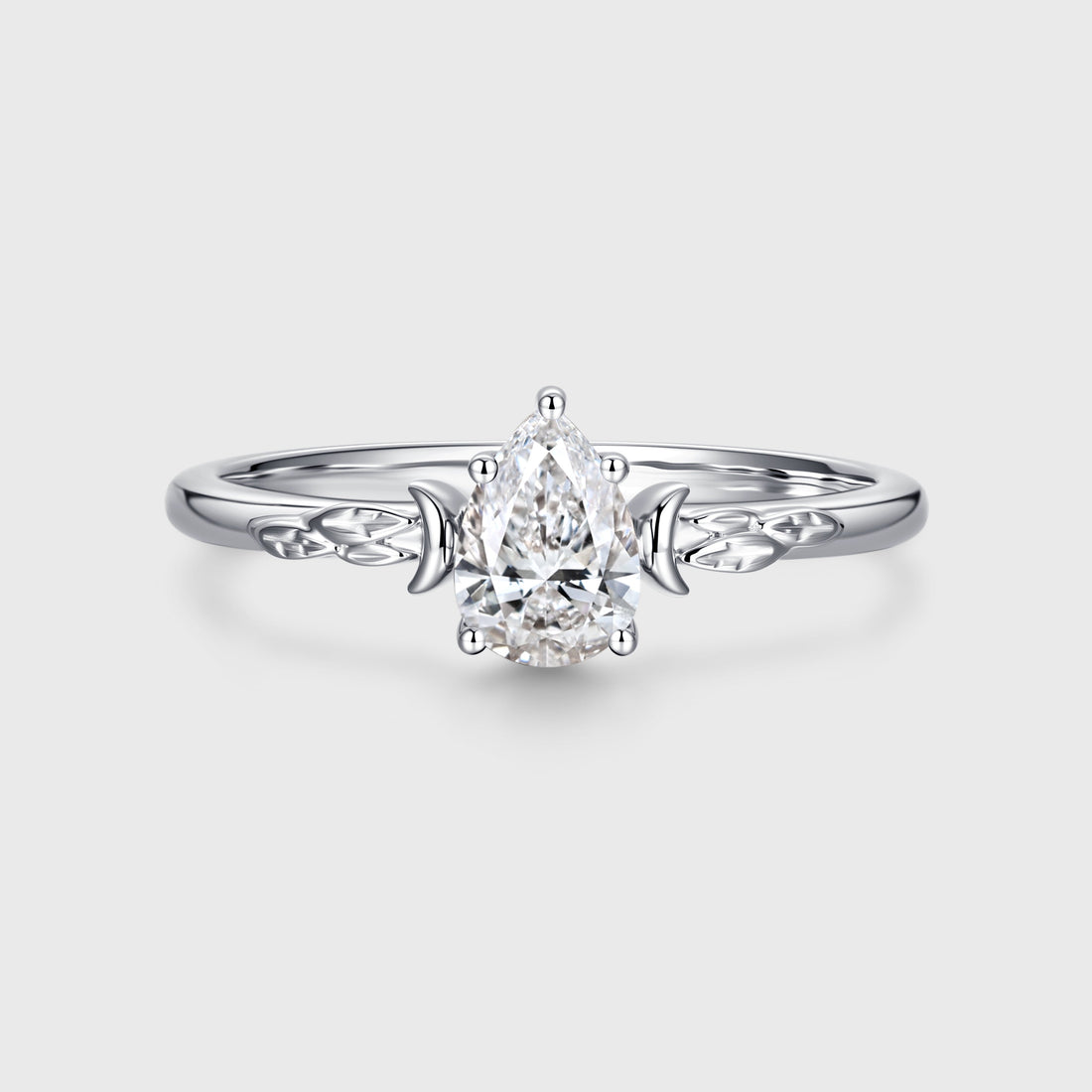 1.0CT~5.0ct Lab Grown Diamond Engagement Ring VVS Colorless, Minimalist Everyday Ring