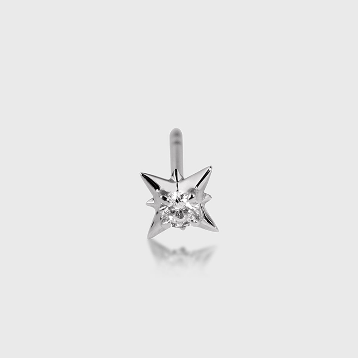 Round cut Lab grown Diamonds Star Drop Earrings Set
