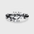 Nature Inspired moissanite | Diamonds Leaf branch stacking Gold wedding ring