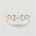 1.0CT~5.0CT Marquise cut Lab Grown Diamond Engagement Ring