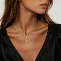 1.0 Carat  Emerald cut Lab grown diamond Pendant Necklace