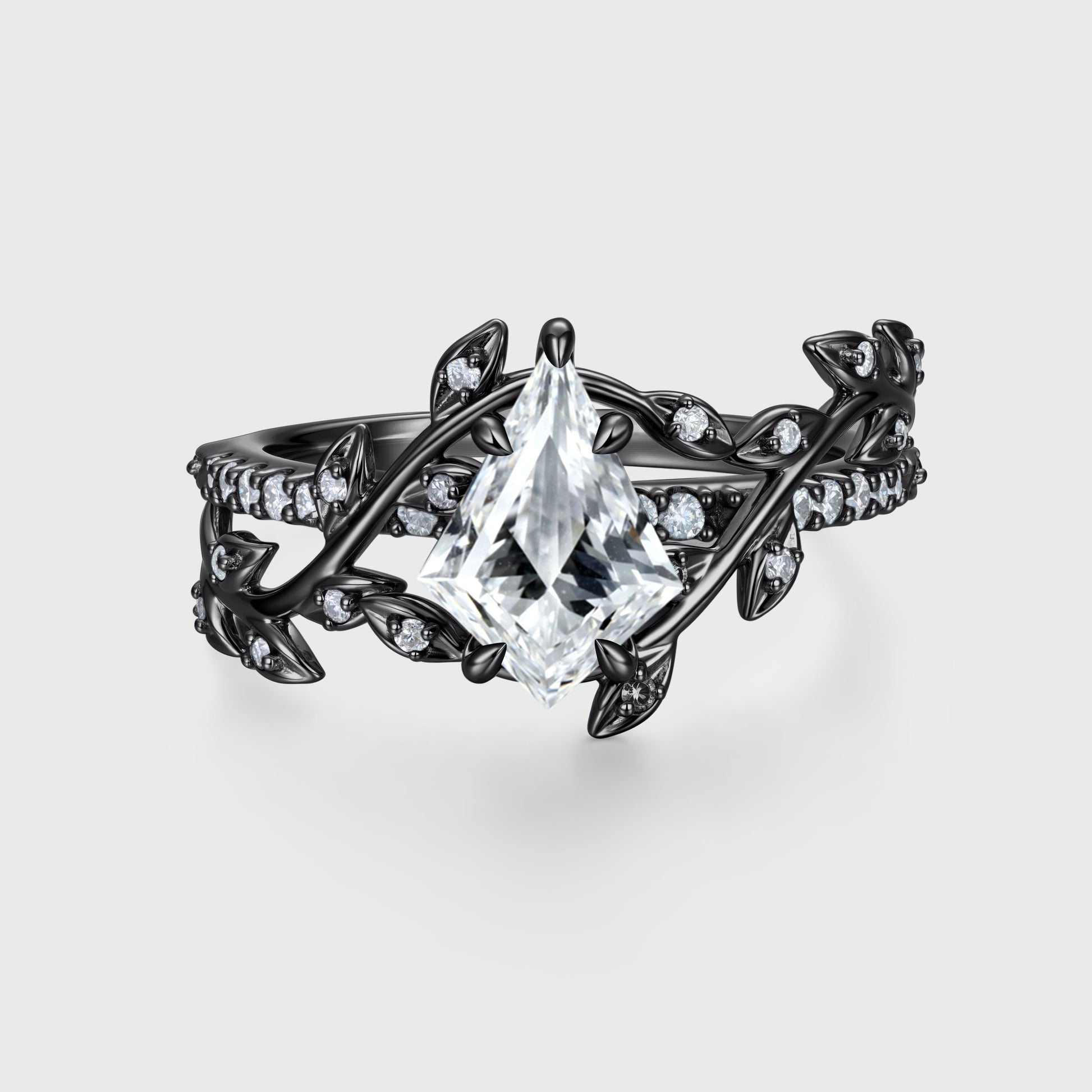 Nature Inspired 1.0CT~3.0CT IGI Kite cut Diamond Engagement Ring