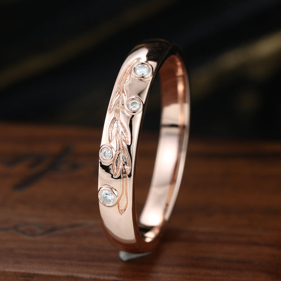 Unique Diamonds Men's Wedding Band Promise Rings