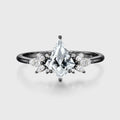 1.0CT~3.0CT Kite cut Lab grown Diamond Cluster Engagement Ring