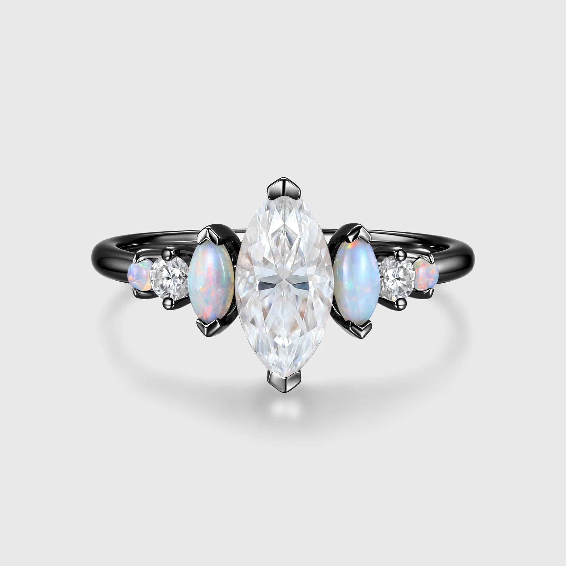Marquise Moissanite Cut Engagement ring