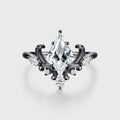 Vintage 1.0CT~3.0CT Kite cut Lab grown Diamond Engagement Ring