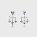 Lab grown Diamonds Antique Cluster Earrings Set