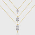 1.0 Carat Marquise Cut Lab grown diamond Pendant Necklace