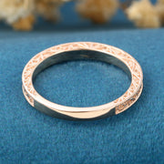 Round cut Moissanite | Diamonds Full Eternity Wedding Band