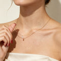 1.0Carat Pear Cut Lab grown diamond Pendant Necklace