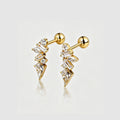 Multi Shape Lab grown Diamonds Antique Cluster Drop Earrings Set