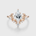 Vintage 1.0CT~3.0CT Kite cut Lab grown Diamond Engagement Ring