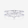 North star diamond Minimalist Engagement Ring