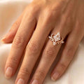 Vintage 1.0CT~3.0CT Kite cut Lab grown Diamond Engagement Ring