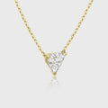 1.0 Carat Triangular Cut Lab grown diamond Pendant Necklace