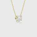 1.0Carat Oval Cut Lab grown diamond Pendant Necklace