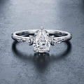 1.0CT~5.0CT Lab Grown Diamond Engagement Ring VVS Colorless, Minimalist Everyday Ring