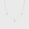 Round Lab grown Diamonds Pendant Necklace