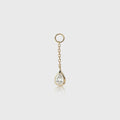 Pear Lab grown Diamonds Hoop Earrings Set