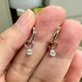 Pear Lab grown Diamonds Mismatched Earrings Set