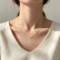 1.0Carat Round Lab grown diamonds Pendant Necklace