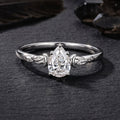 1.0CT~5.0CT Lab Grown Diamond Engagement Ring VVS Colorless, Minimalist Everyday Ring
