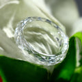 Lab-grown White Sapphire Ring