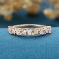 Round cut Moissanite | Diamonds Full Eternity Wedding Band (Copy)