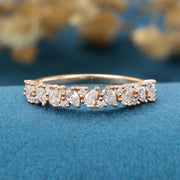 Round cut Moissanite | Diamonds Full Eternity Wedding Band (Copy)