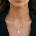 1.0 Carat Marquise Cut Lab-grown Diamonds Pendant Necklace