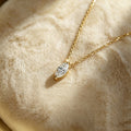 1.0 Carat Marquise Cut Lab grown diamond Pendant Necklace