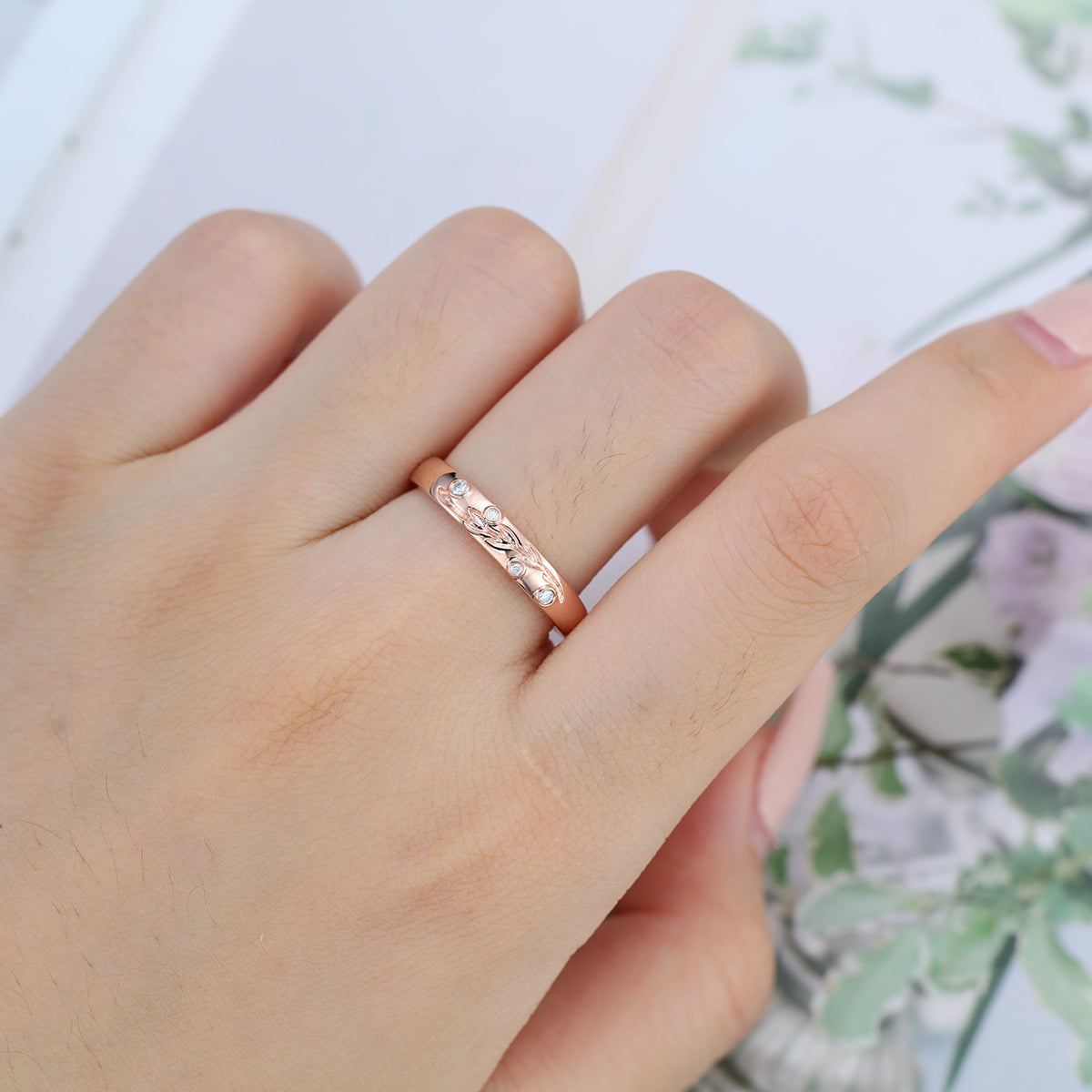 Unique Diamonds Men's Wedding Band Promise Rings