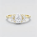 1.5Carat Oval cut Moissanite | Diamond Engagement ring