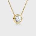 1.0Carat Round Cut Lab grown Diamond Pendant Necklace