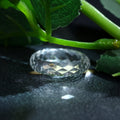 Lab-grown White Sapphire Ring