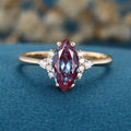 1.2Carat Marquise Cut Alexandrite Engagement Ring (Copy)