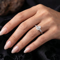 1.0CT~5.0CT Lab Grown Diamond Engagement Ring VVS Colorless, Minimalist Everyday Ring