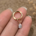 Pear Lab grown Diamonds Mismatched Earrings Set