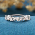 Round cut Moissanite | Diamonds Full Eternity Wedding Band (Copy)