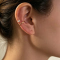 Pear Lab grown Diamonds Hoop Earrings Set