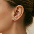 Multi Shape Lab grown Diamonds Drop Earring
