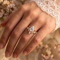Vintage 1.0CT~3.0CT Kite cut Lab grown Diamond Engagement Ring