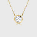 1.0Carat Round Cut Lab grown Diamond Pendant Necklace
